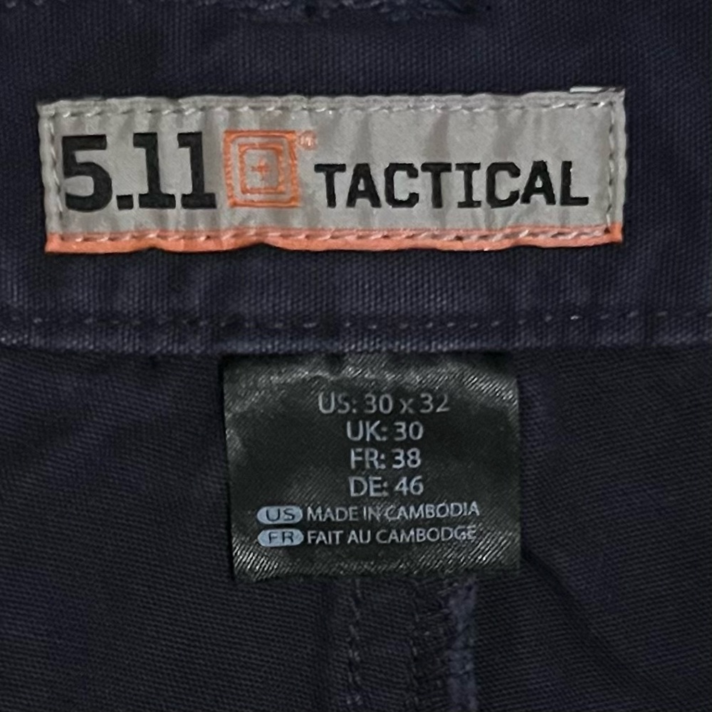 511 Tactical Cotton Canvas Pants Men’s 30 Navy Blue Utility Cargo Regular Fit - Picture 10 of 11